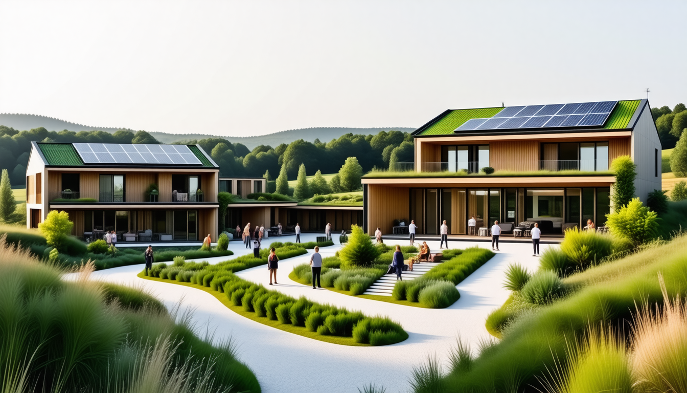 découvrez le projet innovant d’habitat partagé et écologique en cours de développement à saint-laurent-de-la-prée, un modèle durable et convivial au lieu-dit.