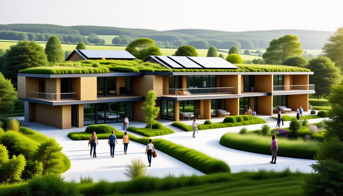 découvrez le projet innovant d’habitat partagé et écologique en cours de développement à saint-laurent-de-la-prée, alliant durabilité et convivialité au lieu-dit.