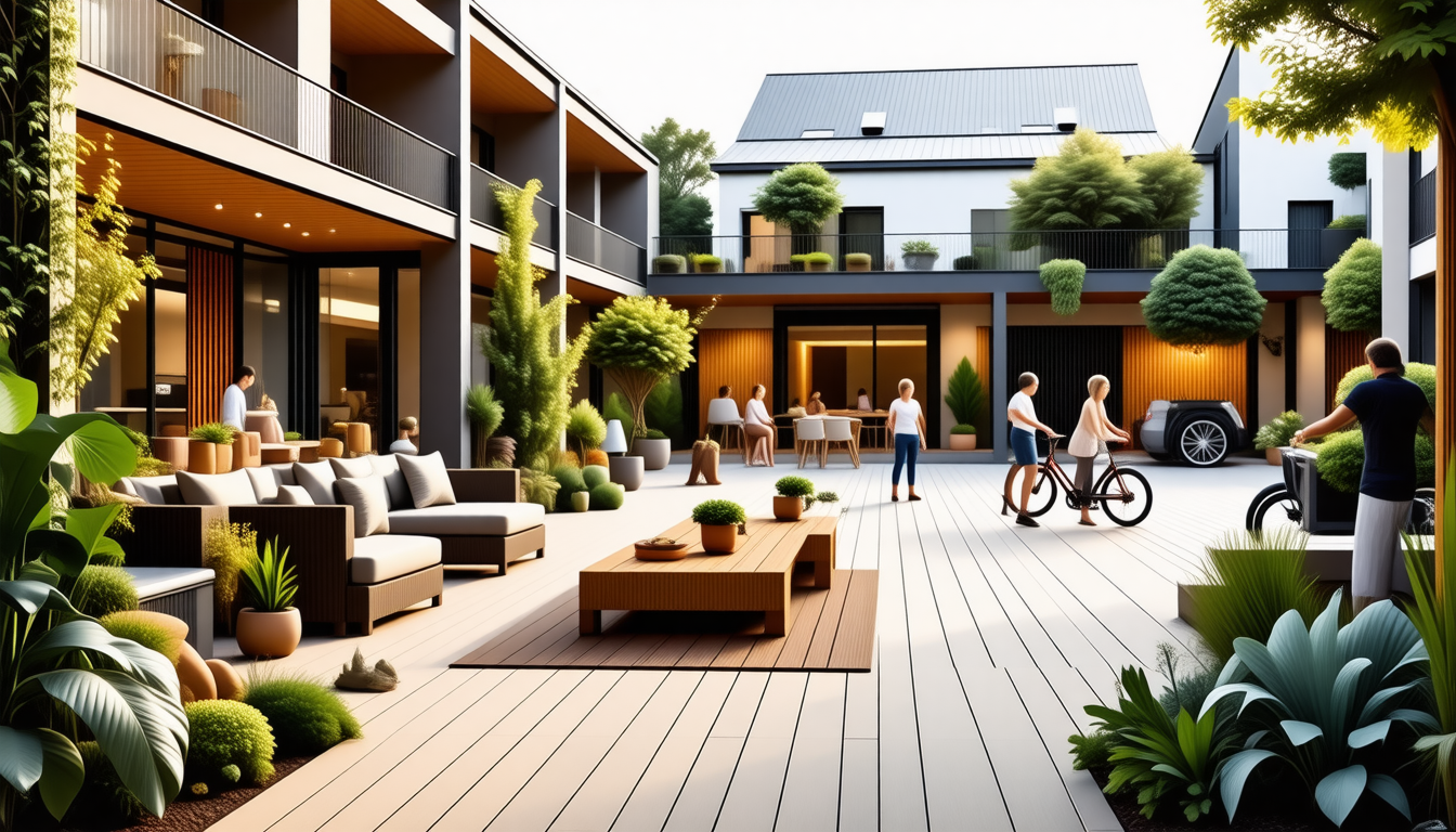 découvrez comment une 'magnifique terrasse paisible' en immobilier peut en réalité être un espace partagé, et les implications pour les acheteurs et locataires.