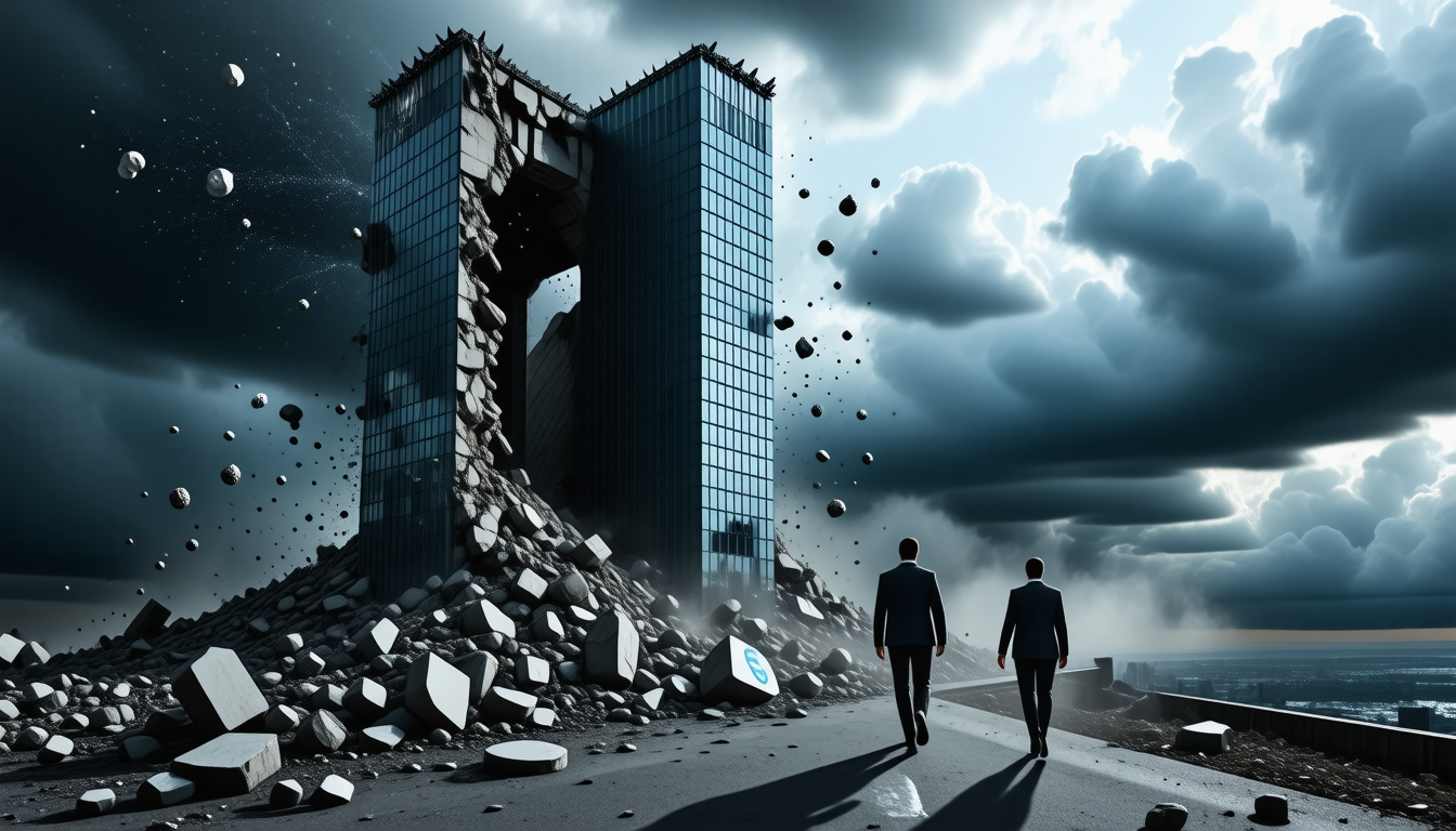 découvrez l'effondrement spectaculaire d'un modèle économique et de son association, une histoire de déclin et de fin d'une ère.