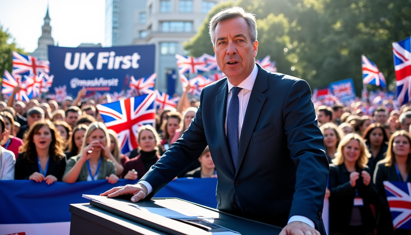 nigel farage provoque une élection partielle au royaume-uni, confronté à un adversaire surprenant dans une bataille politique imprévisible.