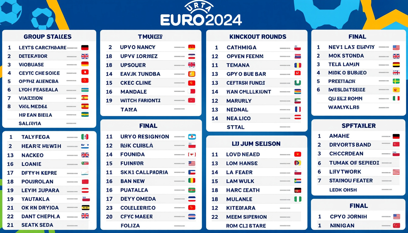 suivez toute l'actualité de l'euro 2024, consultez le calendrier complet, regardez les matchs en direct et découvrez les résultats en temps réel sur la page 6.
