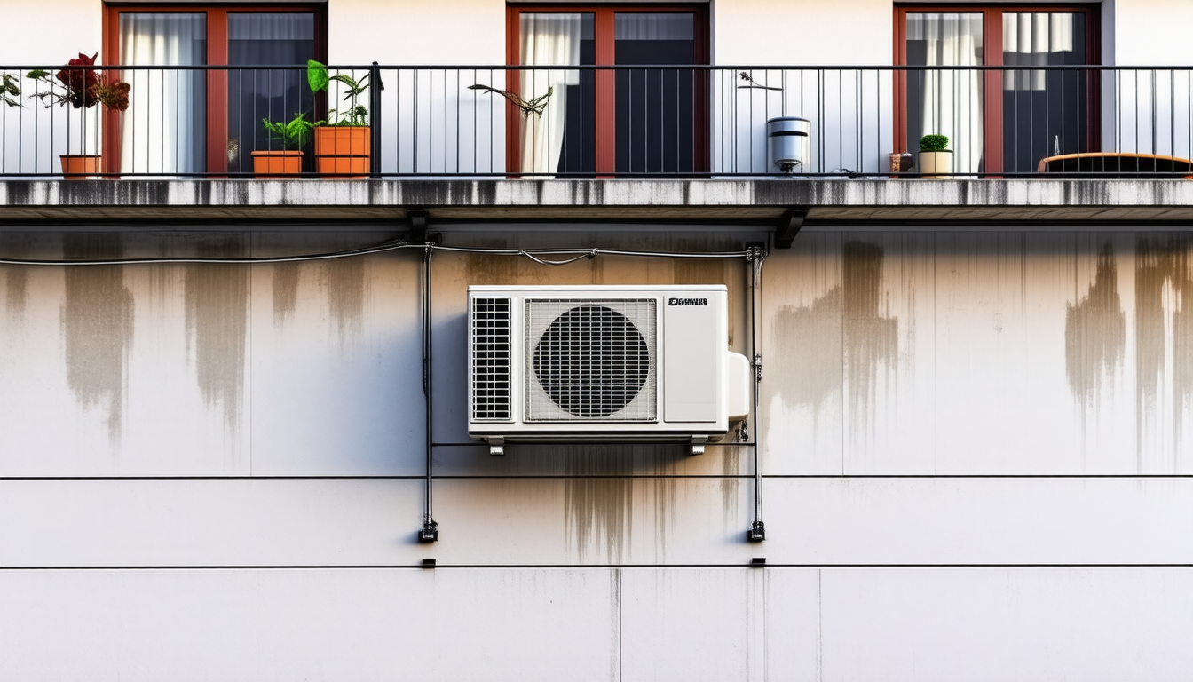 découvrez les raisons derrière la controverse provoquée par un bloc de climatisation fixé sur une façade, et pourquoi certains pensent à tort que la clim leur appartient.