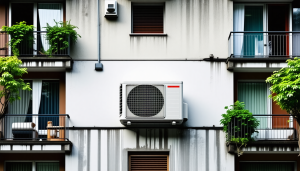 découvrez les raisons de la controverse autour du bloc de climatisation fixé sur la façade, et pourquoi certains pensent à tort qu'il leur appartient.