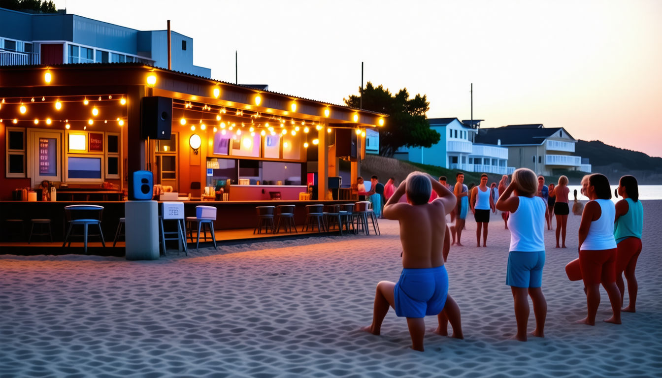 des riverains alertent sur les nuisances sonores et lumineuses provoquées par un restaurant de plage dans une station balnéaire, suscitant des tensions et des appels à agir.