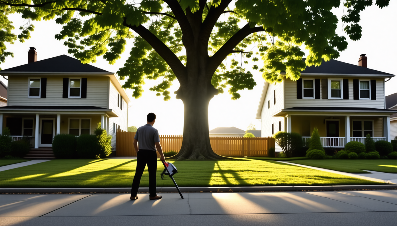 Quand l’ombre divise : Pourquoi un seul des deux voisins verra son grand arbre coupé malgré leurs demandes