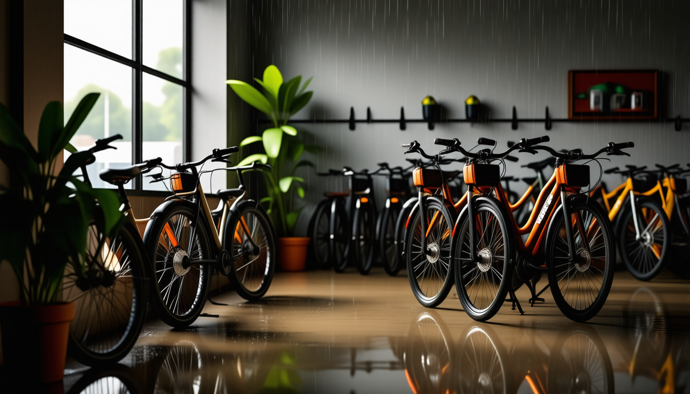 découvrez pourquoi il a choisi de stationner son vélo électrique dans le local commun dès la première pluie, à l'instar de tous les habitants de l'immeuble.