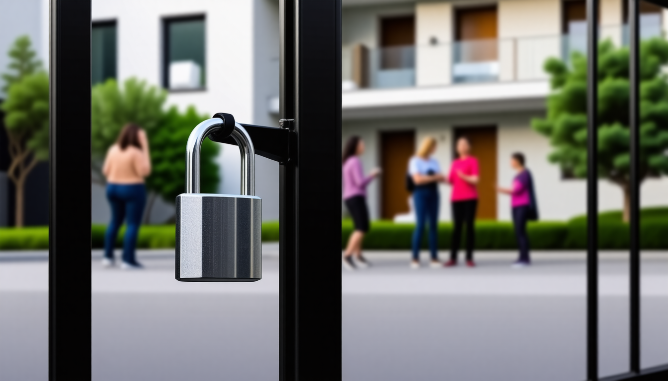 découvrez l'histoire d'un copropriétaire qui a posé un cadenas seul, provoquant un débat sur la légalité et les règles en copropriété.