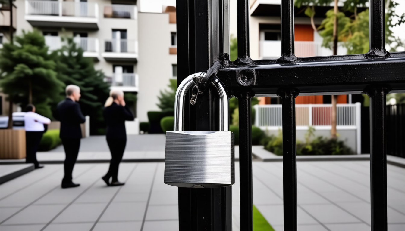 découvrez l'histoire surprenante d'un copropriétaire qui a posé un cadenas sans autorisation, déclenchant un débat au sein de la copropriété sur les règles et permissions.