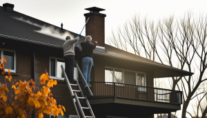 un même matin d'octobre, deux voisins d'un immeuble décident de collaborer pour entreprendre ensemble le ramonage de leur conduit collectif, renforçant ainsi leur voisinage et assurant la sécurité de leur habitation.