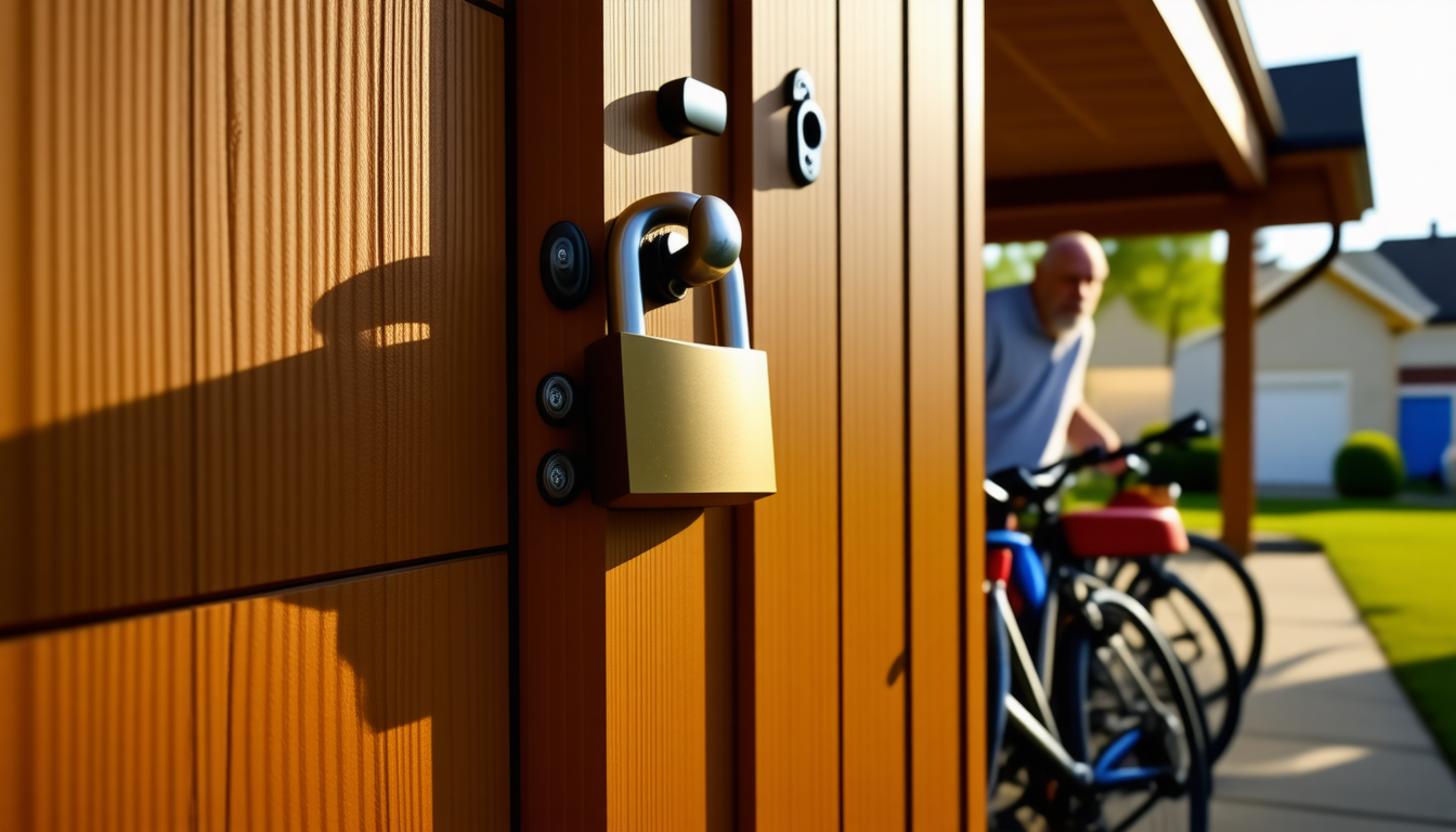 Mon voisin a installé un cadenas tout neuf sur la porte du local à vélos communautaire, mais ses intentions étaient bien surprenantes…