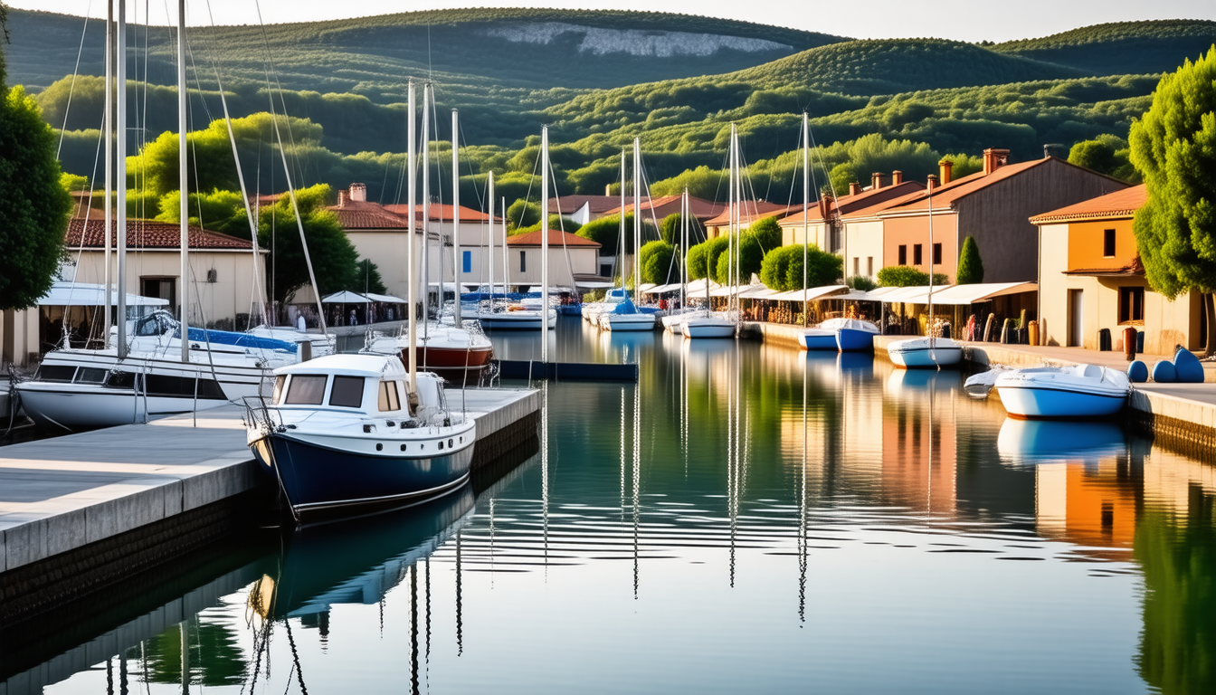 découvrez l'histoire passionnante de la cité lacustre de port grimaud dans le var, un combat riche en émotions et en traditions à la manière de pagnol.