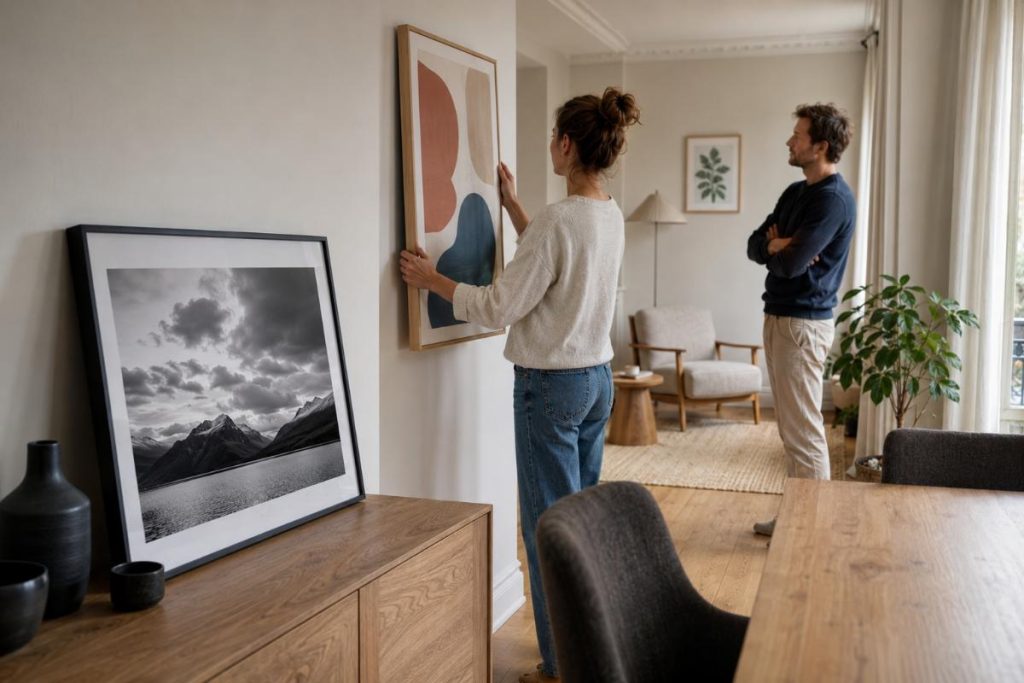 Choisir l’art mural selon l’atmosphère