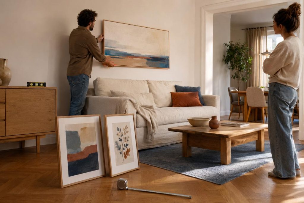 Harmoniser œuvres et mobilier