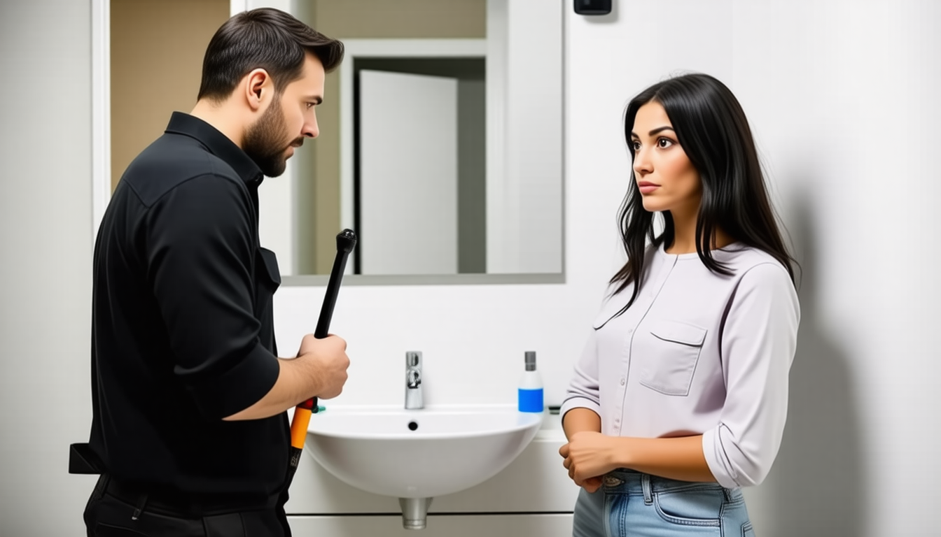 avant de déboucher l’évier, un plombier pose une question inattendue sur le statut de locataire. sa véritable raison pourrait tout changer.